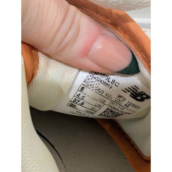 New Ballance 550 White Orange trainers sneakers sz 5/ 6.5 - Picture 5 of 6